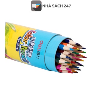 Bút Chì Màu 36 Màu Deli Color Pencil No.7015 Chất liệu cao cấp, an toàn, Thiết kế đẹp mắt, Màu sắc tươi sáng