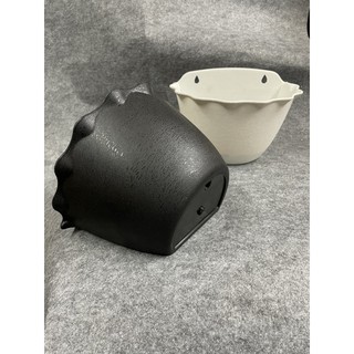 Chậu nhựa treo tường trồng cây thông minh VÂN SÓNG size nhỡ