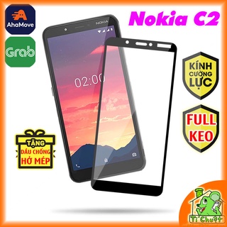 [FULL KEO-Ảnh Thật] Kính CL Nokia C2 Cường Lực 2.5D FULL Màn