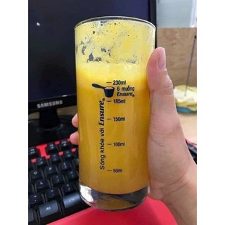 Hộp 4 Ly chia vạch thủy tinh ensure..