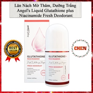 Lăn Nách Mờ Thâm, Dưỡng Trắng Angel's Liquid Glutathione plus Niacinamide Fresh Deodorant
