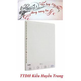 Ruột sổ còng Caro A4 - 100 tờ. MS: 556