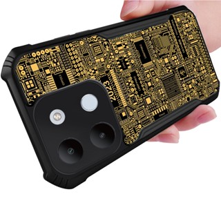 Ốp Điện Thoại Acrylic Chống Sốc Hình Bảng Mạch Tecno Spark GO 2023 2022 2021 2020 9T 8C 8 7 Pro 7P 7T 6 GO Air 6 4 2 POP7Pro
