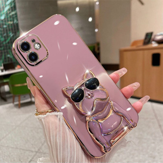 Ốp Lưng Điện Thoại iPhone 7 Plus 8 Plus Ốp Lưng Điện Thoại TPU Có Giá Đỡ Cún Con