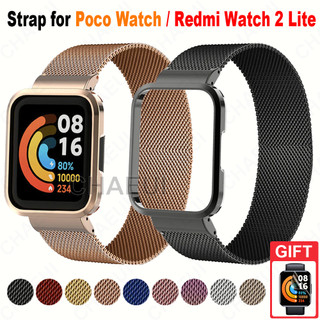 Dây Đeo Inox Cho Đồng Hồ Thông Minh Poco Watch / Redmi Watch 3 2 Lite / Mi Watch Lite