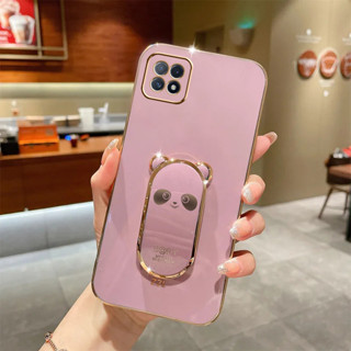 Ốp điện thoại QIANZI họa tiết gấu trúc cho Oppo F1S Oppo F11 Oppo F11pro Oppo F9 / F9 PRO Oppo k3 F7 F5