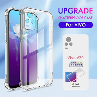 Siêu Chống Sock Ốp lưng Dẻo Trong suốt TPU vỏ điện thoại Cho Vivo V25 V25E V23 V23E V21 V21E V20 V19 V17 V15 V11 V7  Pro Y01s Y02s Y03S Y11 Y71 Y81 S1 Y15 Y17 Y15a Y19 Y21 Y31 Y51 Y22S Y91 Y12S Y20 Y20S Y20i Y30i Y33S không ố vàng Chống Trầy Chống vết dầu