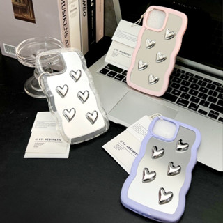 Ốp Điện Thoại silicone Mềm Tráng Gương Họa Tiết 3d Cho iphone 13 pro Max 14Proax 11 Promax 12pro Max