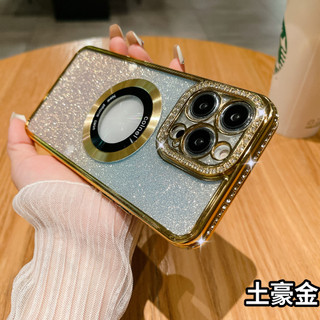 Ốp Điện Thoại TPU Mềm Mạ Kim Cương Sang Trọng Cho iPhone 14 Pro Max 14 plus iPhone 13 12 Pro Max 11 Promax
