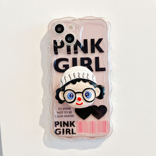 Ốp Lưng Chống Sốc Hình Bé Gái Dễ Thương Cho iPhone 14 / 13 / 12 / 11 / XS / 8P / 7