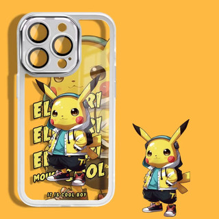 Ốp Điện Thoại In Hình Pikachu Cho iphone 14 Pro Max i14 14Pro 13 Pro Max i13 13pro 11 Pro Max i11 12Pro 12 Pro Max