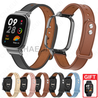 Dây Đeo Bằng Da Thay Thế Cho Đồng Hồ Thông Minh Redmi Watch 3 2 Lite / Mi Watch Lite / Poco Watch