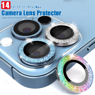 Ốp Điện Thoại Kính Cường Lực Đính Kim Cương Cho Iphone 14 13 Pro Max 12 Pro Max / 12 Pro / 12 Mini / 11 Pro / 11 Pro Max