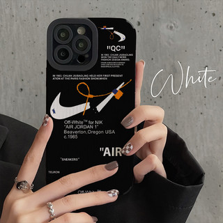 Ốp Điện Thoại Da Chống Sốc Cho iPhone 7 8 7 plus 8 plus xr xs max 11 promax NIKE 12 pro max 13 pro max 14 pro max 14plus