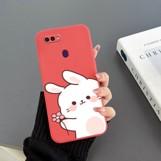 Ốp Điện Thoại Tpu Họa Tiết Hoa Và Thỏ Cho Oppo A17 Oppo RENO 8T 4G Oppo A1pro Oppo A74 5G Oppo A77 Oppo A77S