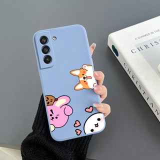 Ốp Điện Thoại Tpu In Hình Thỏ Mặt Thẳng Cho Samsung S21 Samsung S21 fe Samsung S21 Plus Samsung S21 Ultra Samsung S22 Samsung S22 Ultra