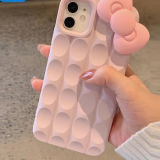 Ốp Điện Thoại Gợn Sóng Đính Nơ Cho iPhone 12 pro MAX 11 pro MAX X XS XR XS MAX 13pro Mx 13pro 13