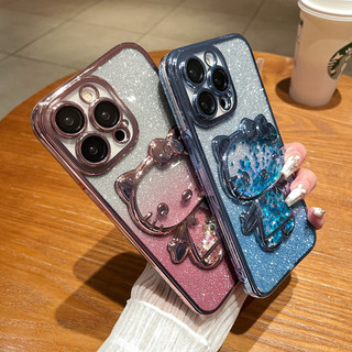 Ốp Điện Thoại Họa Tiết hello kitty 3D Lấp Lánh Chống Sốc Chống Va Chạm Cho Iphone 11 pro max 12 pro max 13 pro max 14 pro max 14 plus