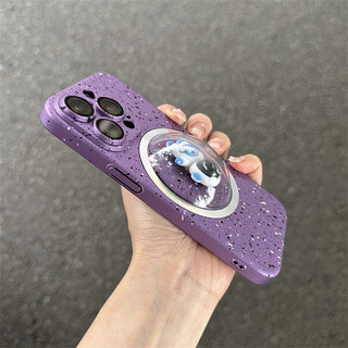Ốp Điện Thoại Sợi Carbon Chống Sốc Mặt Nhám Hình Phi Hành Gia Cho IPhone 14 Pro Max 11 12 13 Pro Max 14 Plus