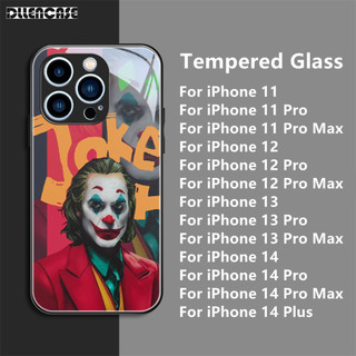 Ốp Điện Thoại Mặt Kính Cường Lực C319 Cho iPhone 14 Pro Max 14 Plus 13 12 11