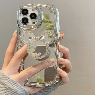 Ốp Điện Thoại Tráng Gương Mạ Điện Hình Mickey Cho iphone 14 pro max 13 pro Mx 12 pro max 11 pro max xs max 13 romax