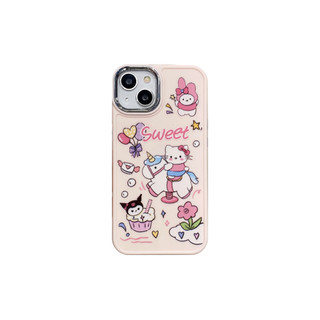 Ốp Điện Thoại Chống Sốc Hình Mèo Kitty Cho iPhone 14Promax / 14 / 13Promax / 13 / 12 / 11
