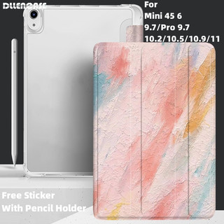 Ốp Máy Tính Bảng Có Ngăn Đựng Bút Cho iPad 2022 Gen 10 10.9 2021 Pro 11 2019 2020 10.2 7 / 8th Gen 2018 9.7 5 / 6th Mini 4 5 6 Air 4 5 10.5 10.9 A363