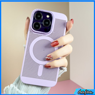 Ốp Điện Thoại Nam Châm Tản Nhiệt Thoáng Khí Dành Cho iPhone 14 13 12 11 Pro Max 14 Plus 14Pro Max