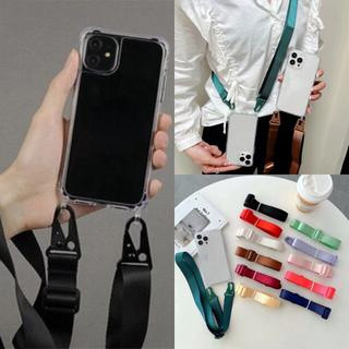 Ốp Điện Thoại Trong Suốt Hình Máy Ảnh Kèm Vòng cổ 150cm Cho iPhone 14 Pro Max 13 12 Pro Max 11 Pro Max 7 8 Plus XR XS Max