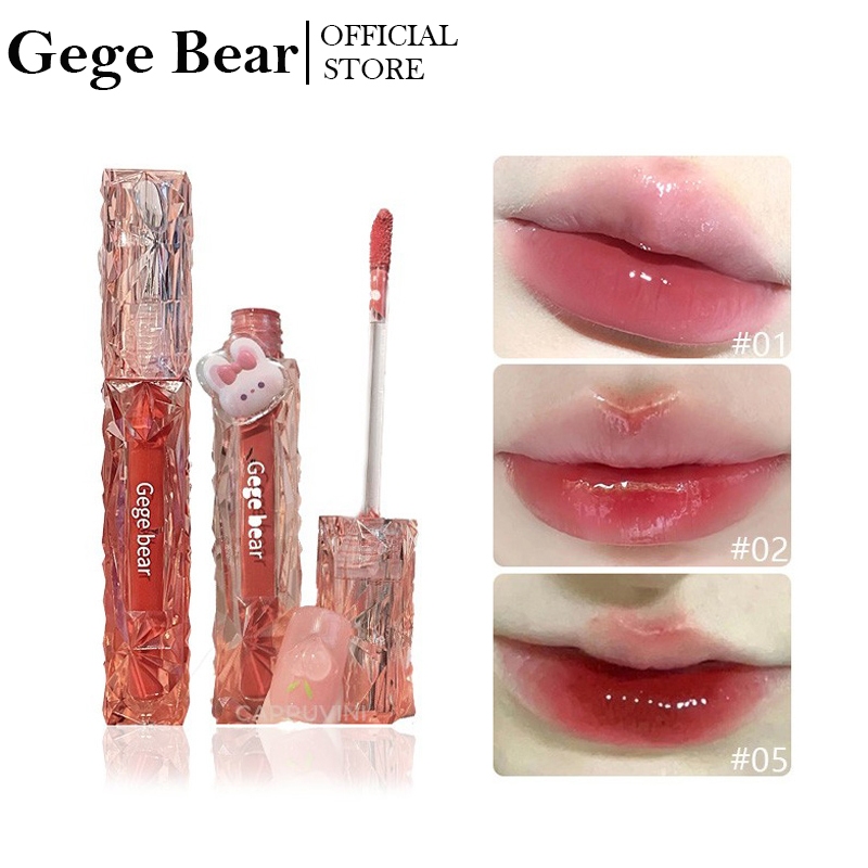 [Hàng mới về]Gege bear Son Tint Chống Nước Lâu Phai Nhiều Màu Sắc Lựa Chọn