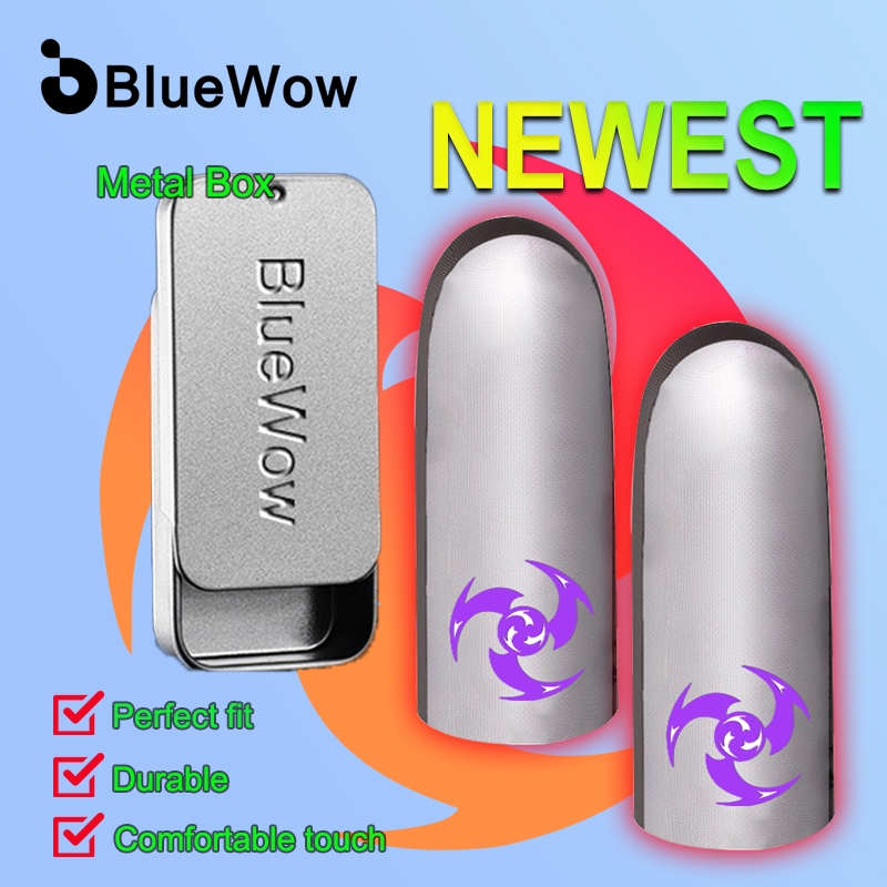 2026 BlueWow Game Thủ Găng Tay Chống Mồ Hôi Di Động Tay Cầm Màn Hình Cảm Ứng Bộ Điều Khiển Trò Chơi Điện Thoại Chơi Game PUBG