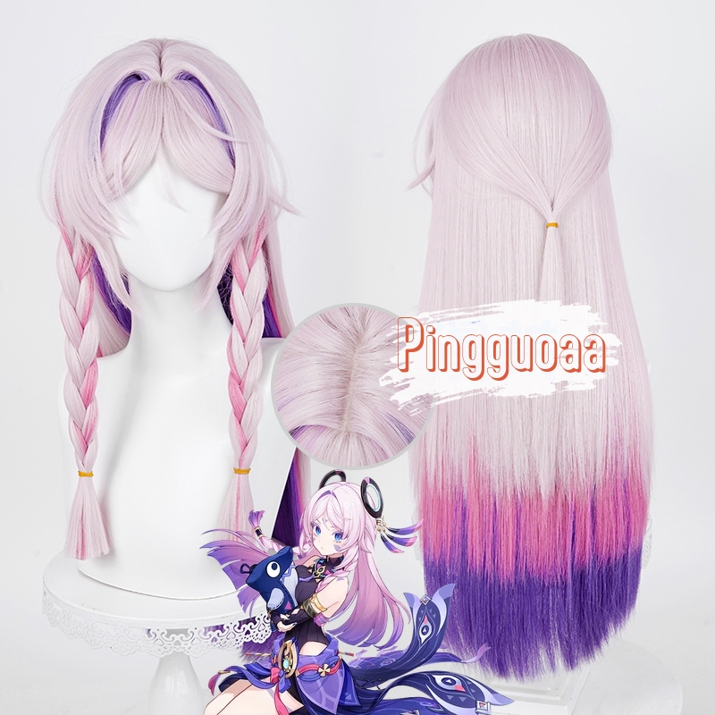 【Manmei】Genshin Impact Citlali Cosplay Wig 90cm/70cm Long Heat Resistant Synthetic Hair
