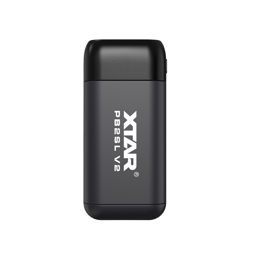 XTAR 2025 MỚI PB2SL V2 Nâng cấp PB2SL Bộ sạc di động 2 trong 1 có chức năng sạc dự phòng cho Bộ sạc di động 18650 18700 20700 21700 có chức năng đầu ra USB (Không bao gồm pin)