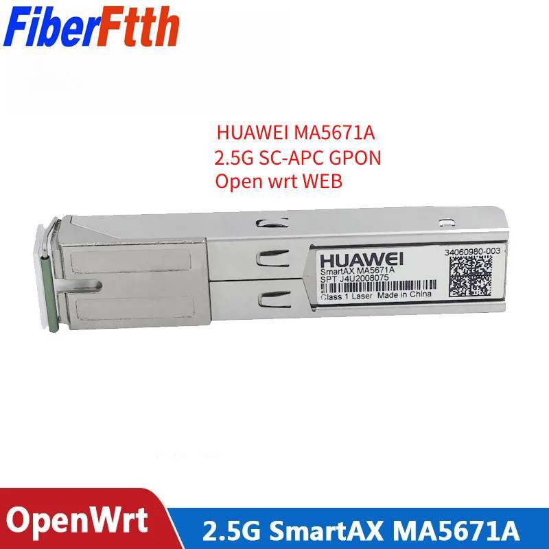 MA5671A APC 2.5G Gpon huawei Ponstick với web Mô-đun SFP GPON ONU Openwrt Web EPON Stcik vn