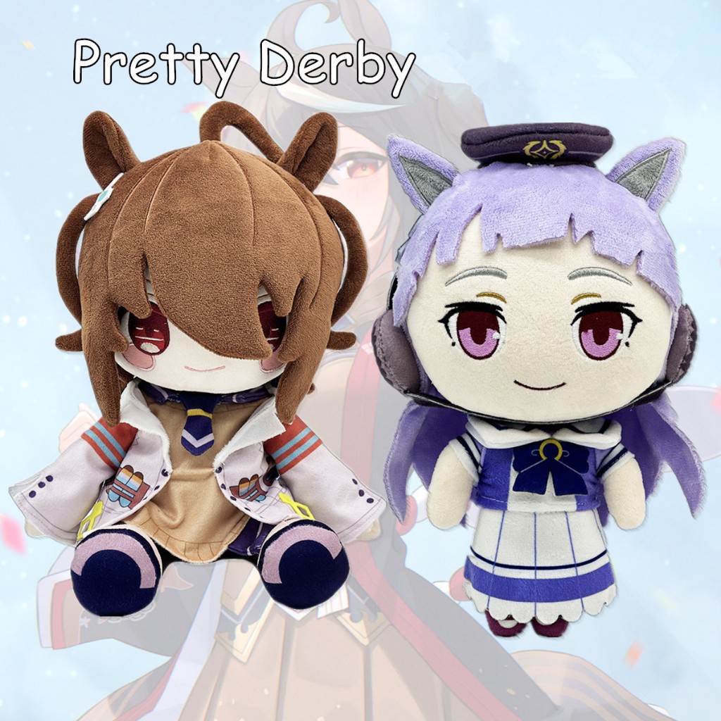 Uma Musume Pretty Derby Đồ chơi sang trọng, Agnes Tachyon Gold Ship Plushie Đồ chơi búp bê nhồi bông mềm Gối cho trẻ em Quà tặng sinh nhật