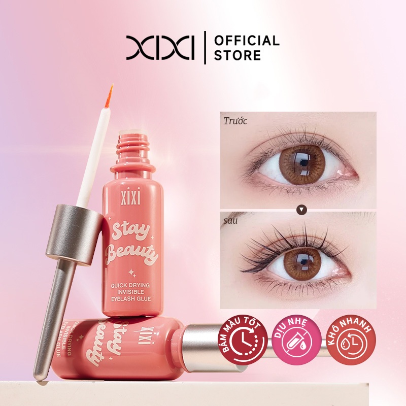 XIXI Keo Gắn Mi Giả Dính Lâu, Không Lem, Tự Nhiên, Dễ Dùng, An Toàn, Giá Rẻ Cho Sinh Viên GJ49