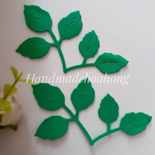 Set 20 Lá cây bằng xốp 8.7 x 4.5cm _ Phụ kiện trang trí lớp học, thiệp, bưu thiếp, bao lì xì, scrapbook, bookmark