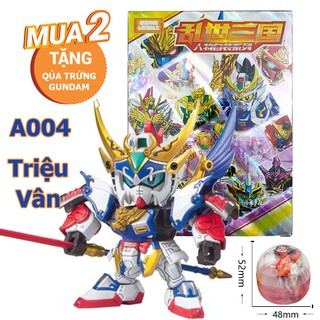 Bộ 02 mô hình lắp ráp Gundam A004 Triệu Vân tặng kèm trứng gundam nhựa Resin - đồ chơi mg SD/BB Gundam Tam Quốc New4all