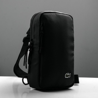 TÚI ĐEO CHÉO NAM CROS BODY LA COSTE 2022 FULL TÚI VẢI L.C • Size | 30cm x 20cm x 8cm  • Chất liệu da si chống nước 100%