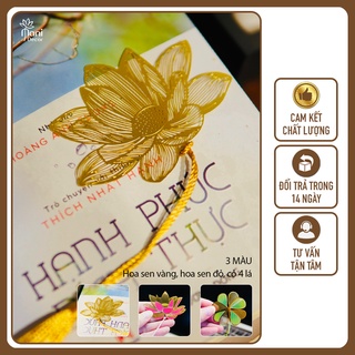 Bookmark phật giáo, kẹp sách kim loại mạ vàng đem lại may mắn, bình an - Mani Decor