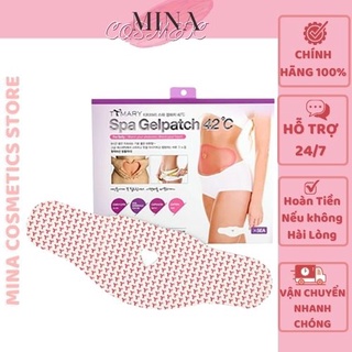 [Hết mỡ bụng 100%_Hàng Auth] Miếng Dán Tan Mỡ Bụng Spa Gel Patch 42°C Hàn Quốc (1 Hộp 5Miếng)