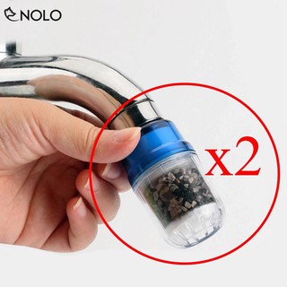 Combo 2 Đầu Lọc Nước Tại Vòi Đá Than Lọc Tự Nhiên