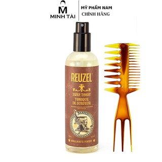 Dưỡng Tóc, Tạo Phồng Chai Xịt REUZEL Surf Tonic 355ml - Hàng Chính Hãng + Lược Chải Tóc Texture