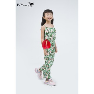 [Mã WABRSB55 giảm 12% đơn 250K] Áo Liền quần Bé Gái IVY moda MS 18G0696