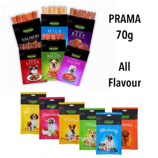 4 gói bánh thưởng Prama que mềm cho chó