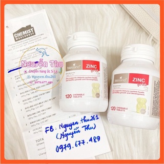 Viên bổ sung kẽm cho trẻ từ 1 tuổi Bio Island Zinc 120 viên