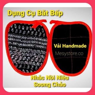 Một Cặp Dụng Cụ Bât Bếp Handmade Nhắc Nồi Niêu Soong Chảo Chống Nóng