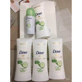 Lăn Khử Mùi dạng Sáp Dove Advanced Care Go Fresh Cool Essentials 28g, 74g