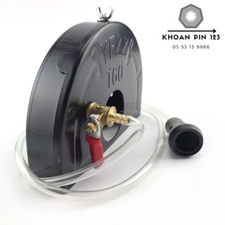 Tấm Chắn Mài góc Không Bụi size lớn 160mm, Tấm Chắn Bảo Vệ Cắt Rãnh Với Van Nước Có Thể Điều Chỉnh