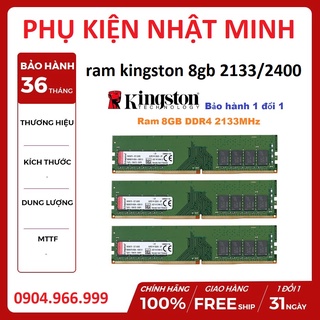 Ram máy tính PC DDR4 8GB BUS 2133 /2400 kington - kingmax chính hãng cũ bảo hành 12 tháng lỗi 1 đổi 1 uy tín luôn